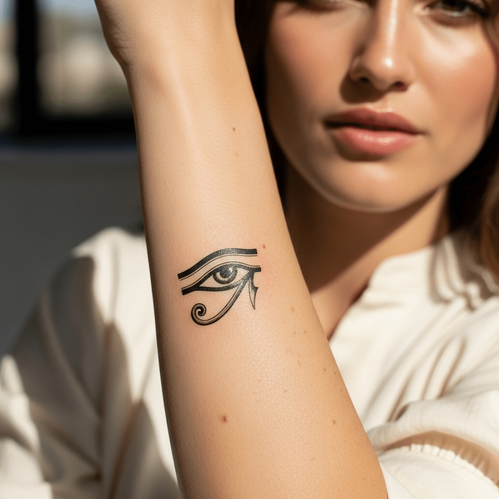 Egyptian tattoos - Temporalis