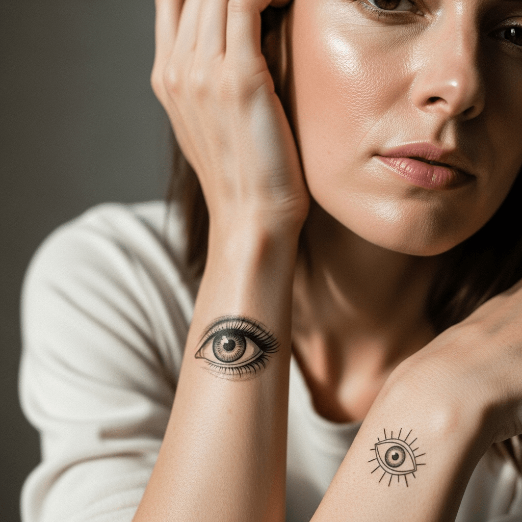 Eye tattoos - Temporalis