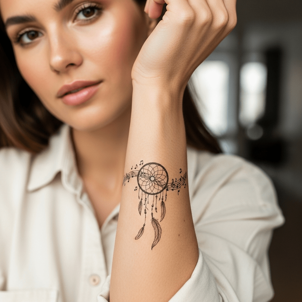 Festival tattoos - Temporalis
