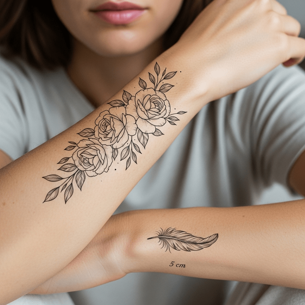 Forearm tattoos - Temporalis