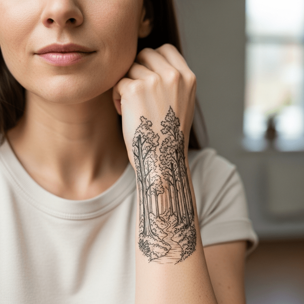 Forest tattoos - Temporalis