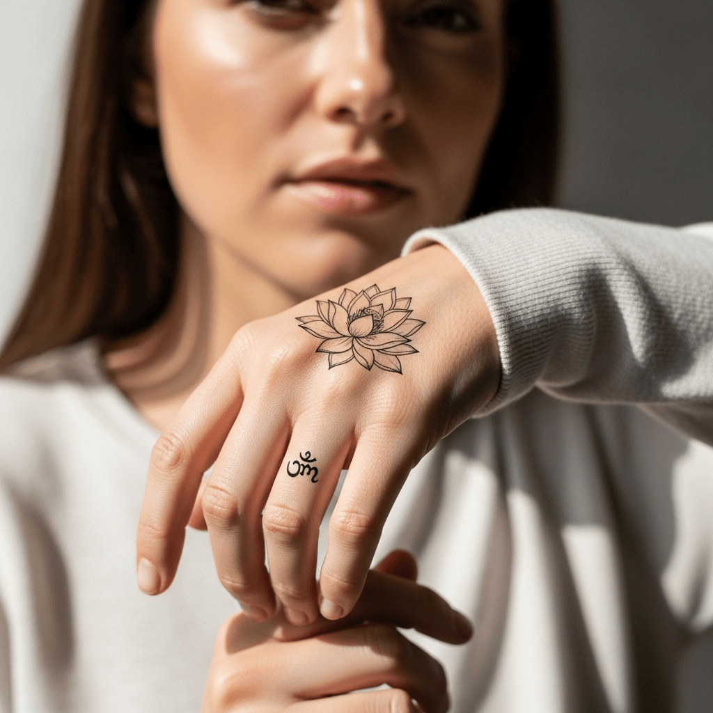 Hand tattoos - Temporalis