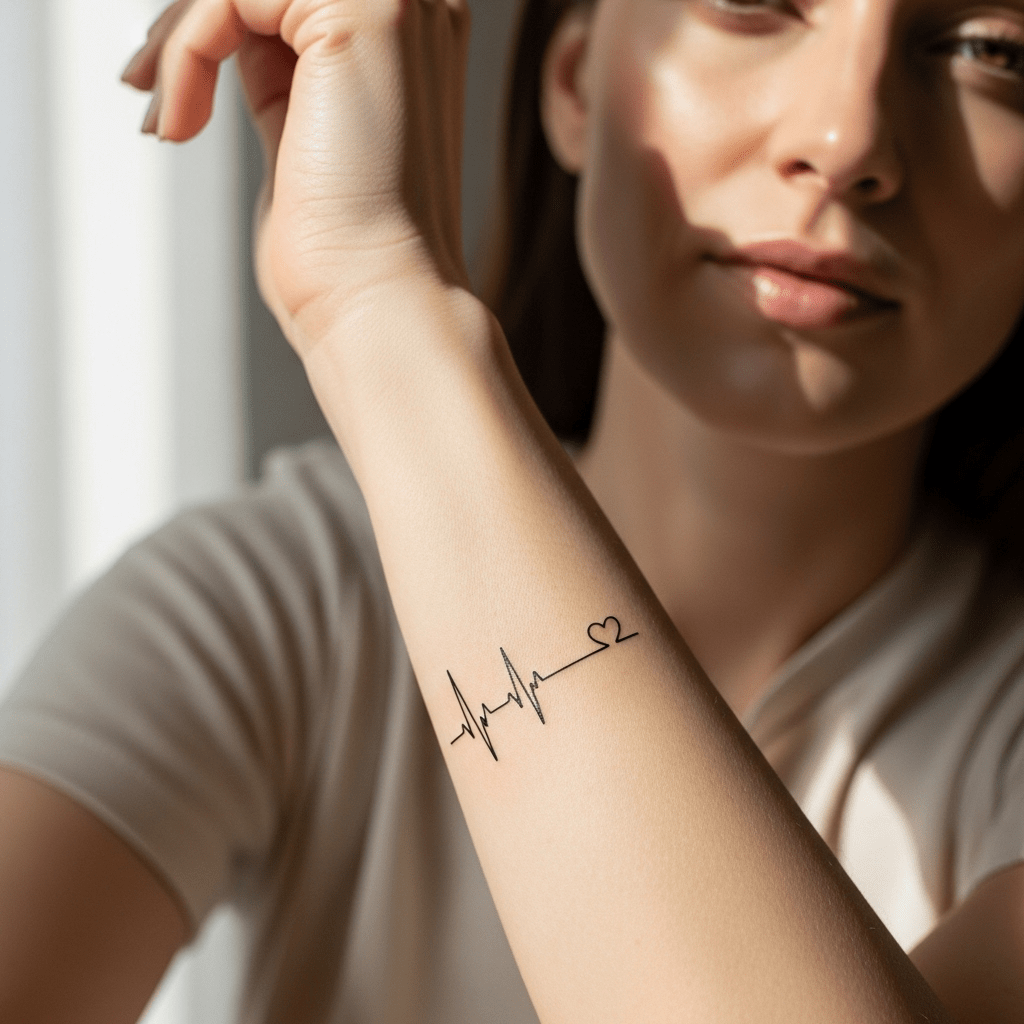 Heartbeat tattoos - Temporalis