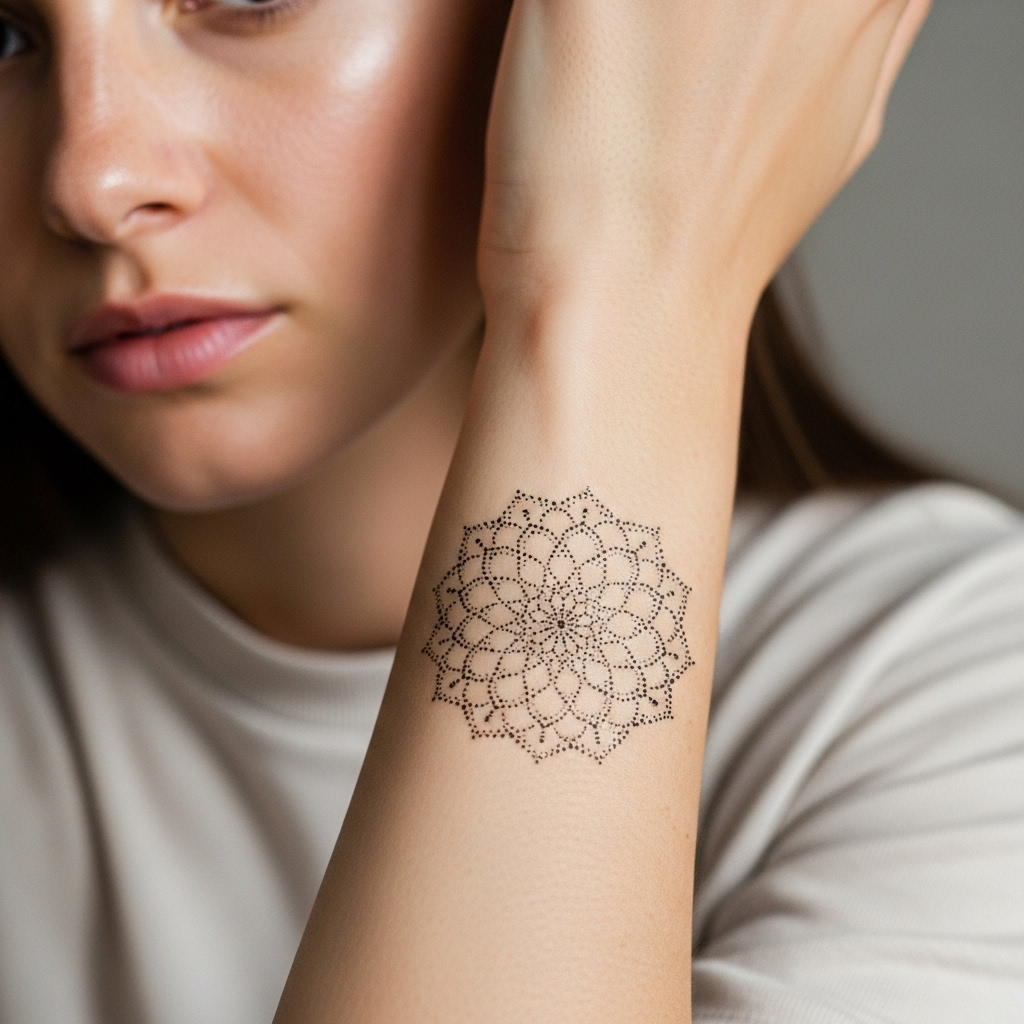 Temporalis category image - Dotwork tattoos