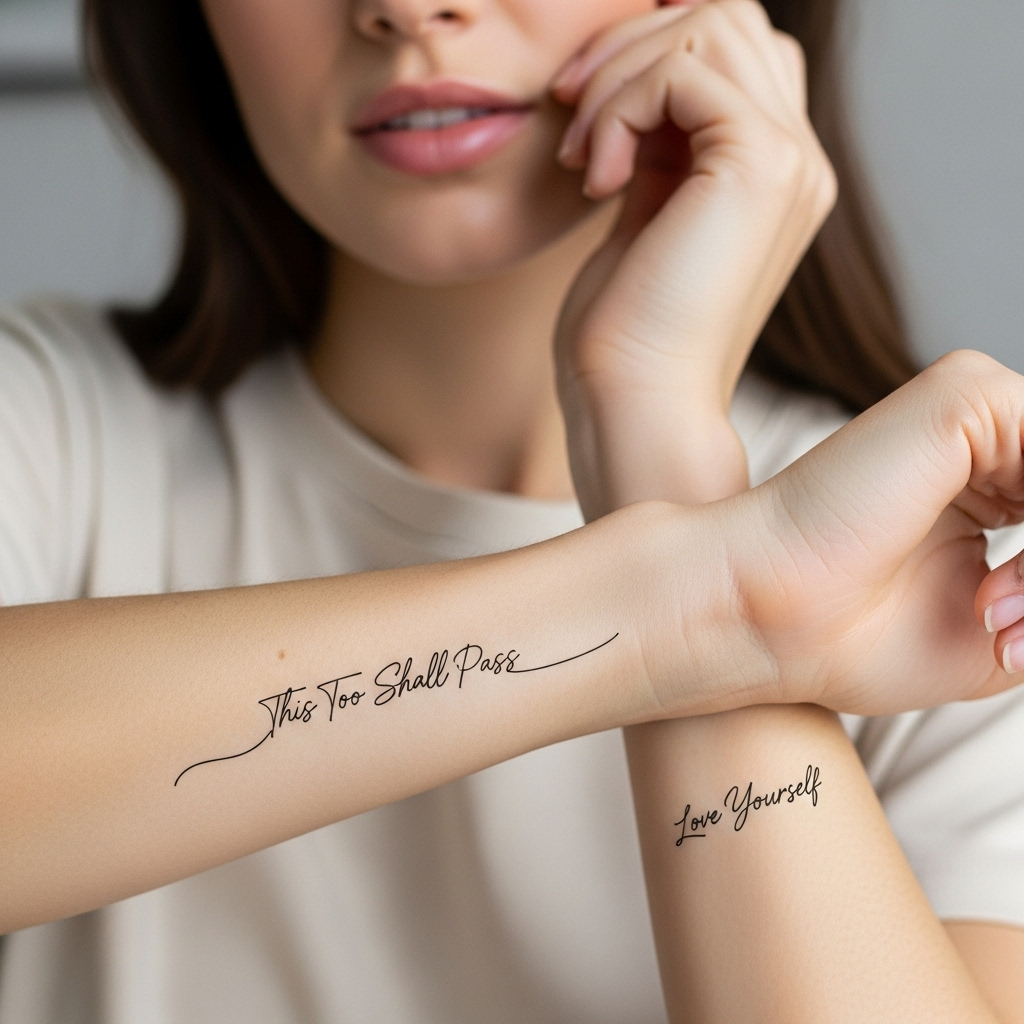 Temporalis category image - Quote tattoos