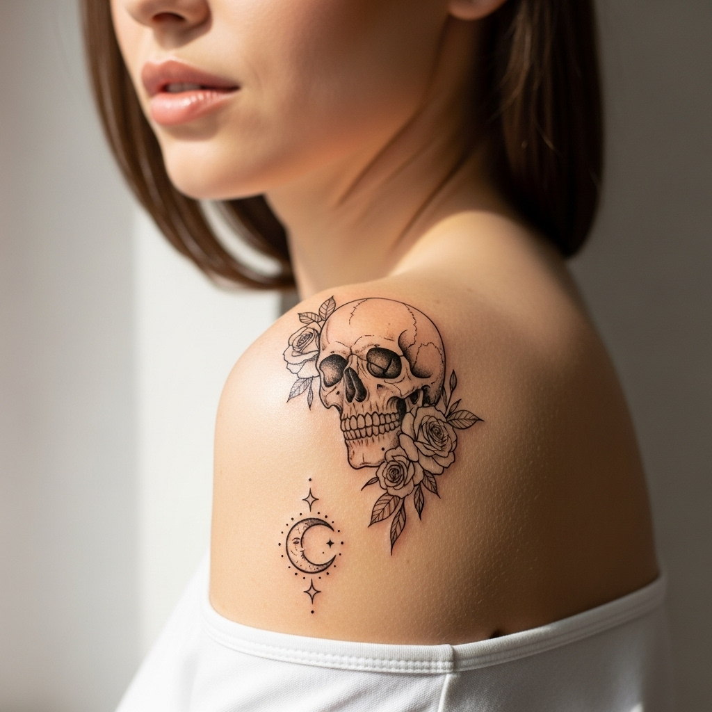 Temporalis category image - Dark tattoos