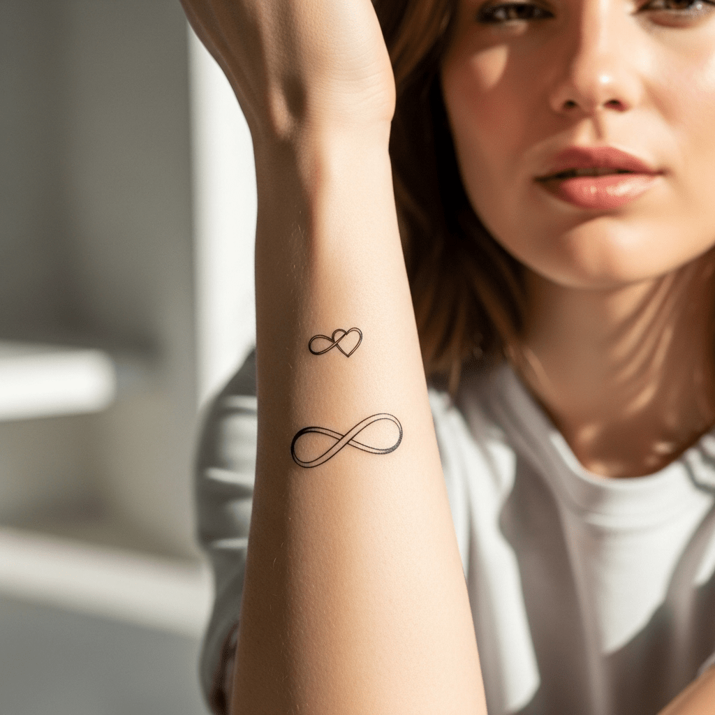Infinity tattoos - Temporalis