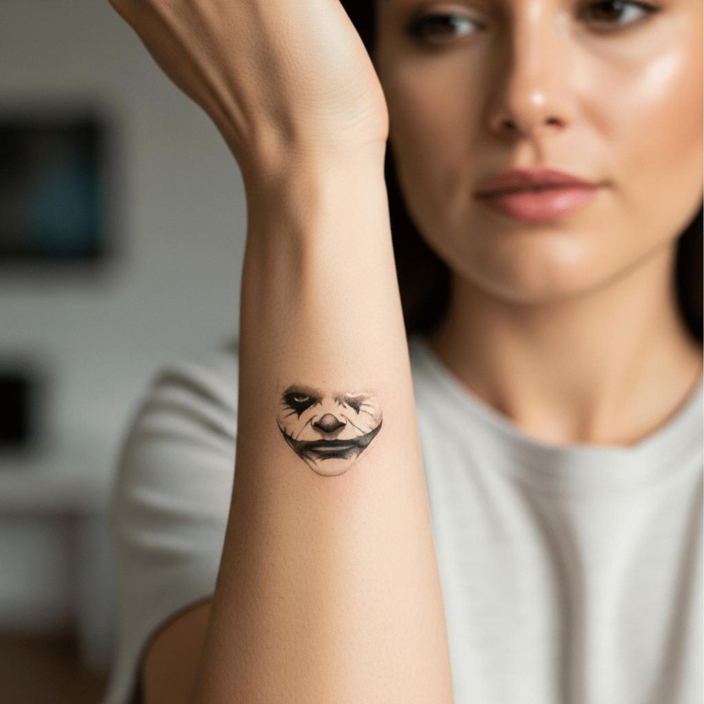 Joker tattoos - Temporalis
