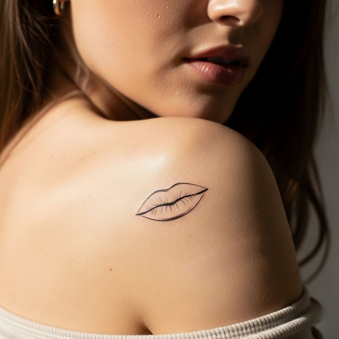 Lip tattoos - Temporalis
