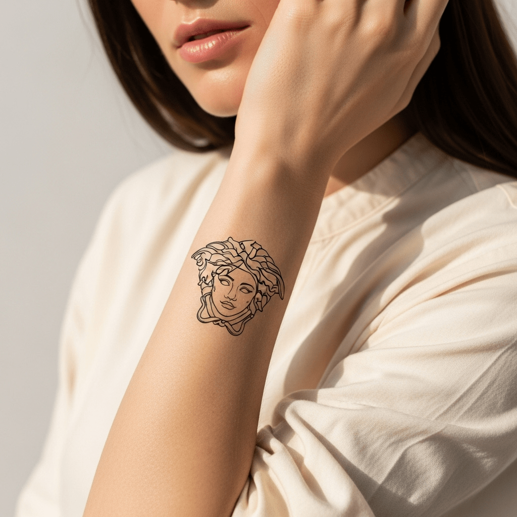 Medusa tattoos - Temporalis