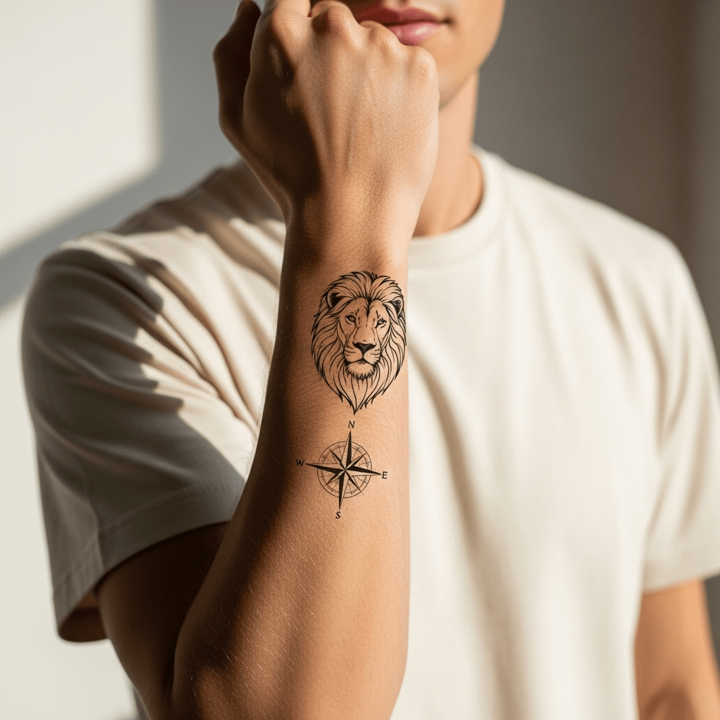 Men's tattoo designs - Temporalis