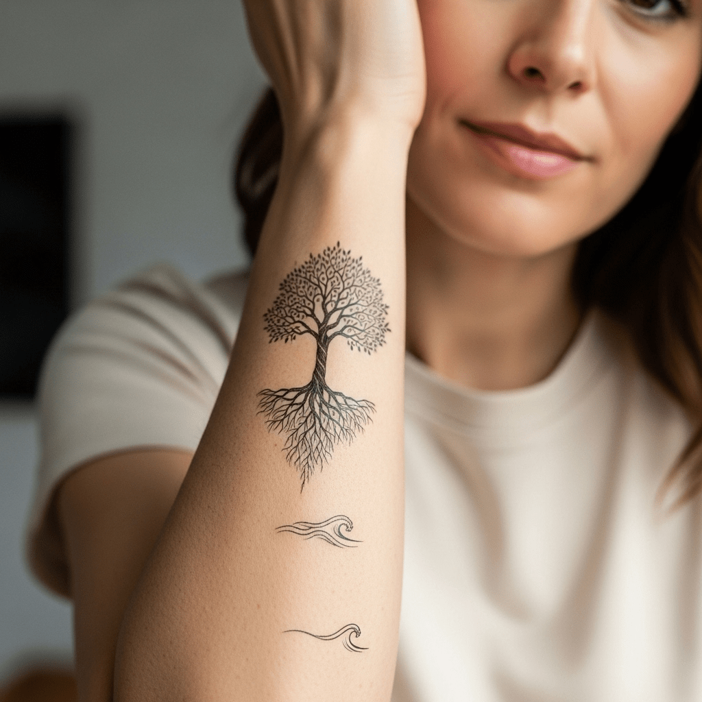 Nature tattoos - Temporalis