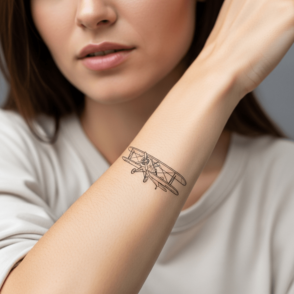 Plane tattoos - Temporalis