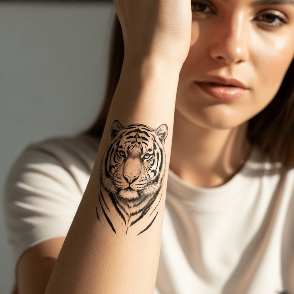 Realistic tattoos - Temporalis