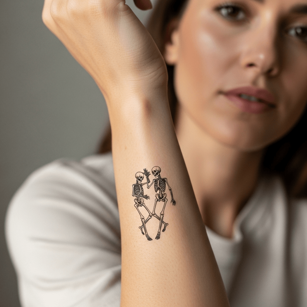 Skeleton tattoos - Temporalis