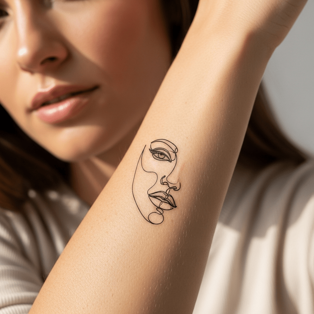 Sketch drawing tattoos - Temporalis