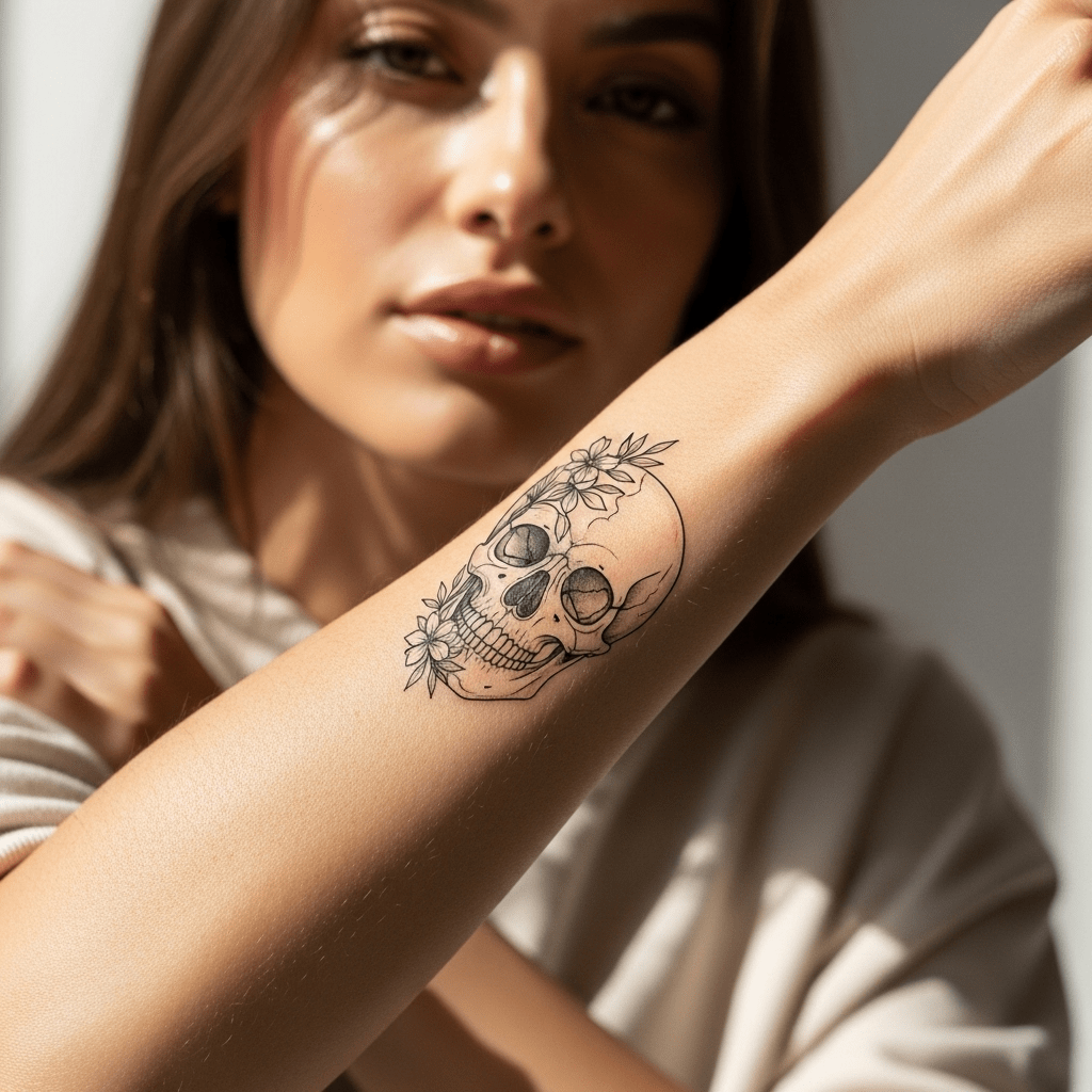 Skull tattoos - Temporalis