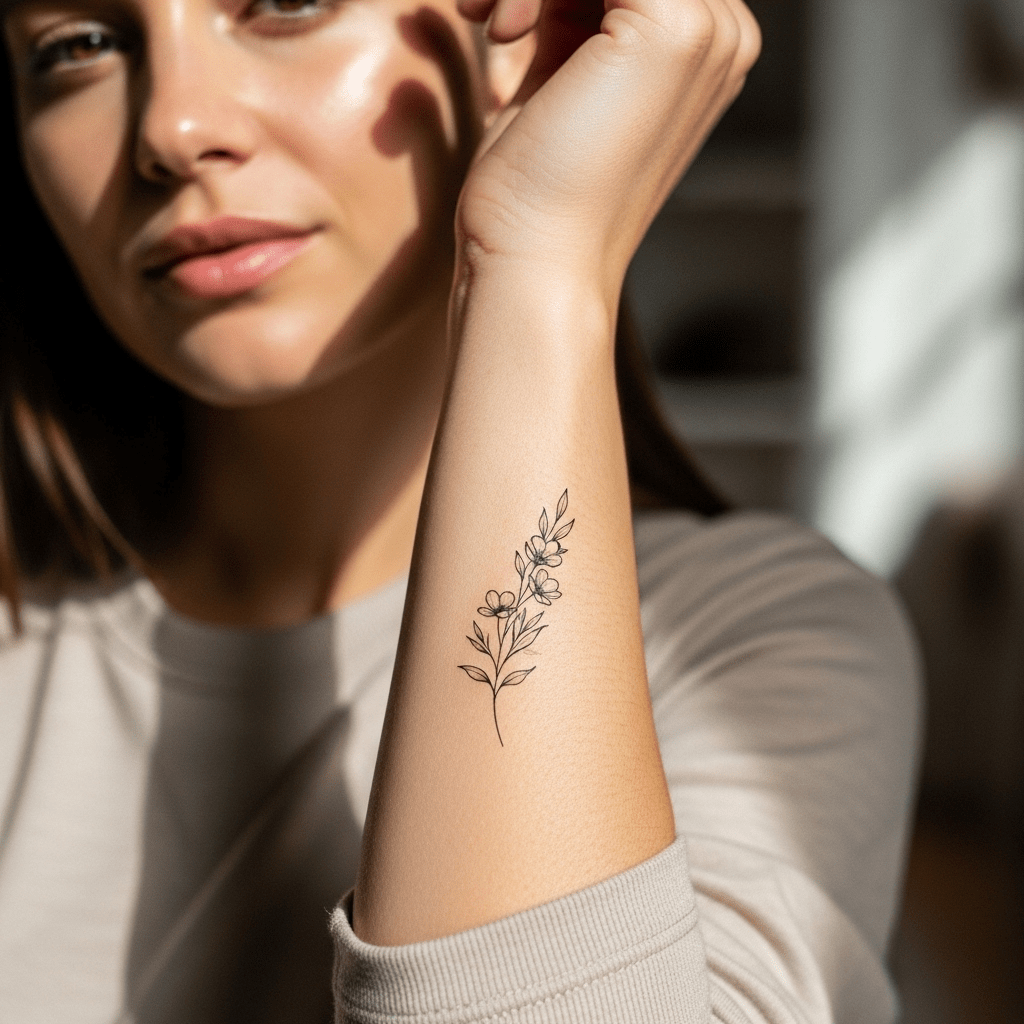 Small tattoos - Temporalis