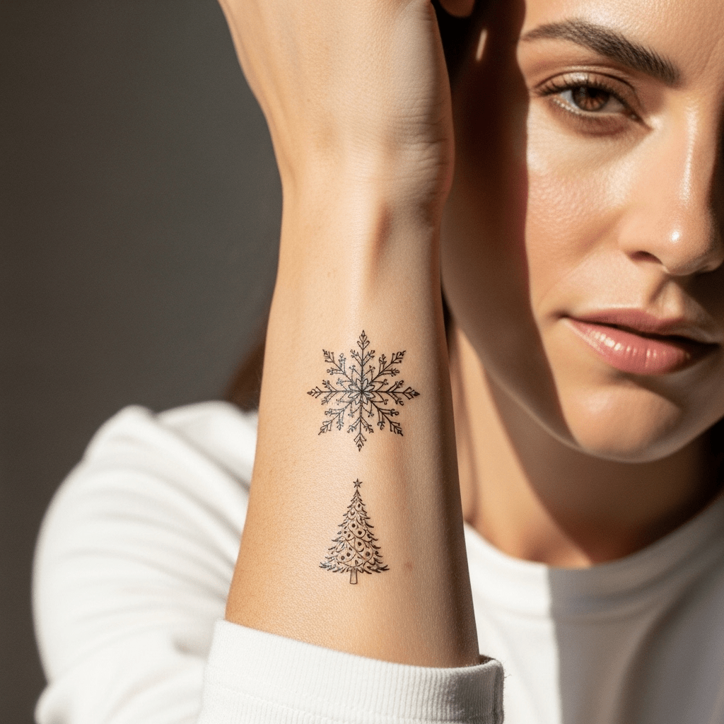 Tattoos for christmas - Temporalis