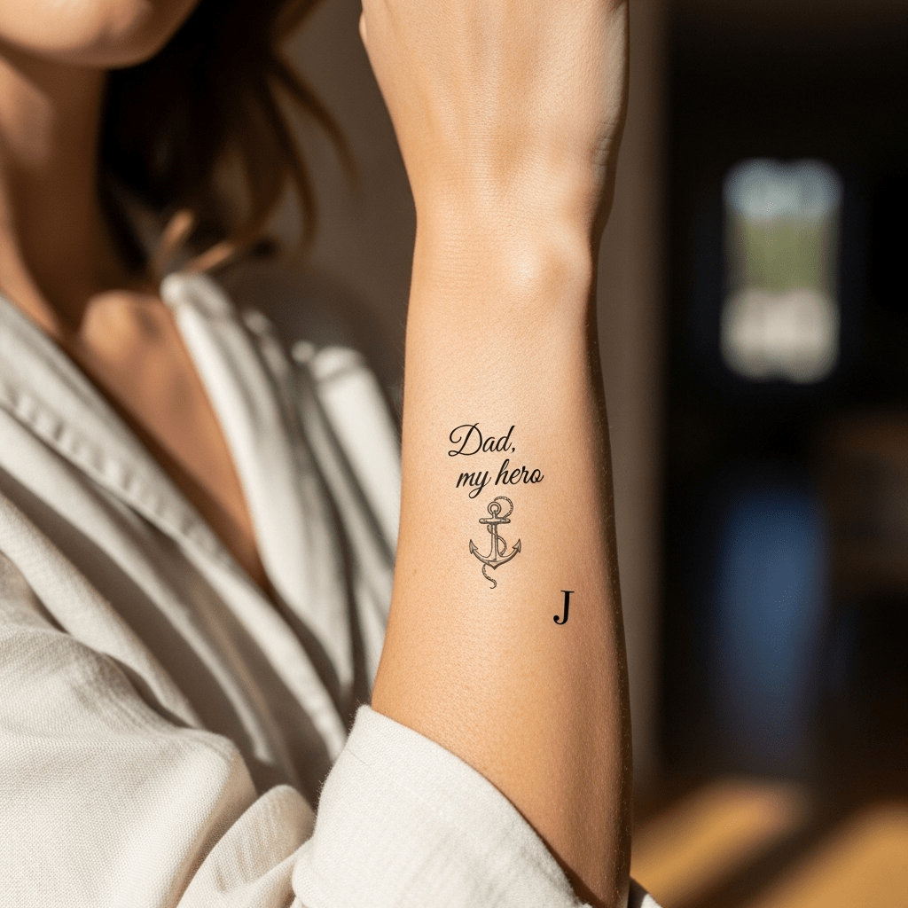 Tattoos for dad - Temporalis