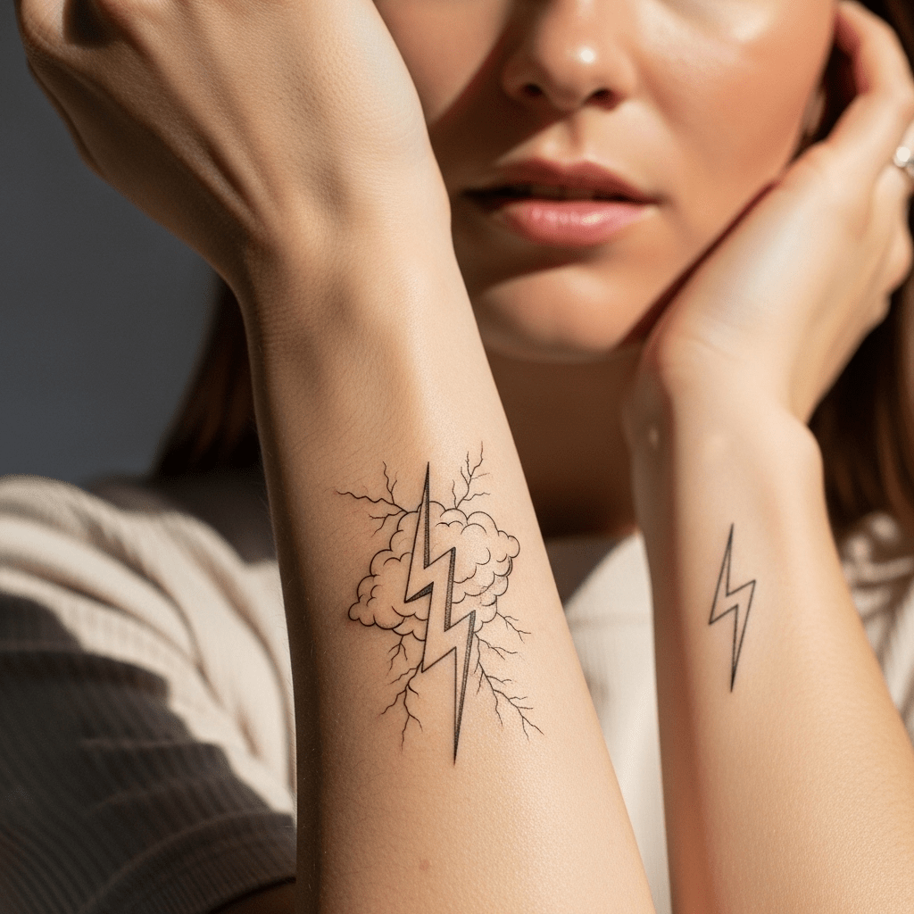 Thunder tattoos - Temporalis