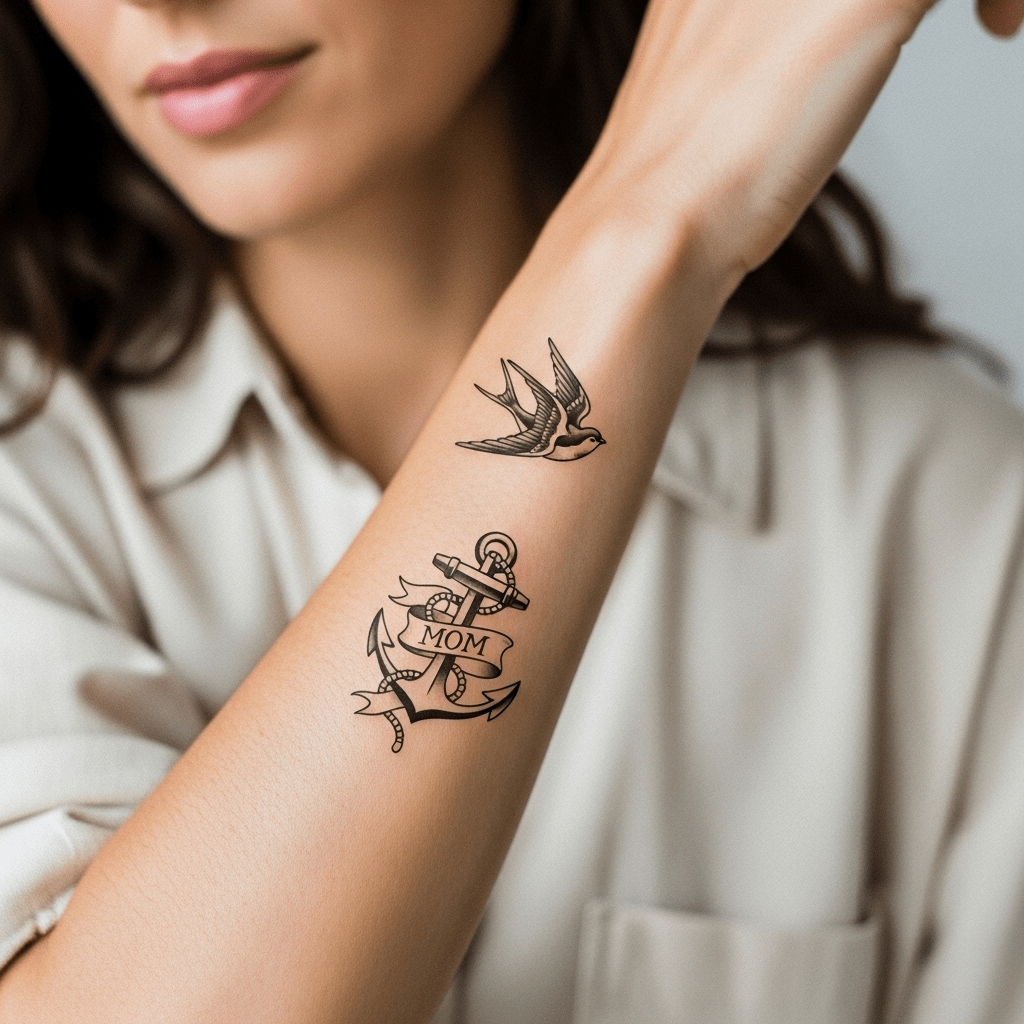 Traditional tattoos - Temporalis