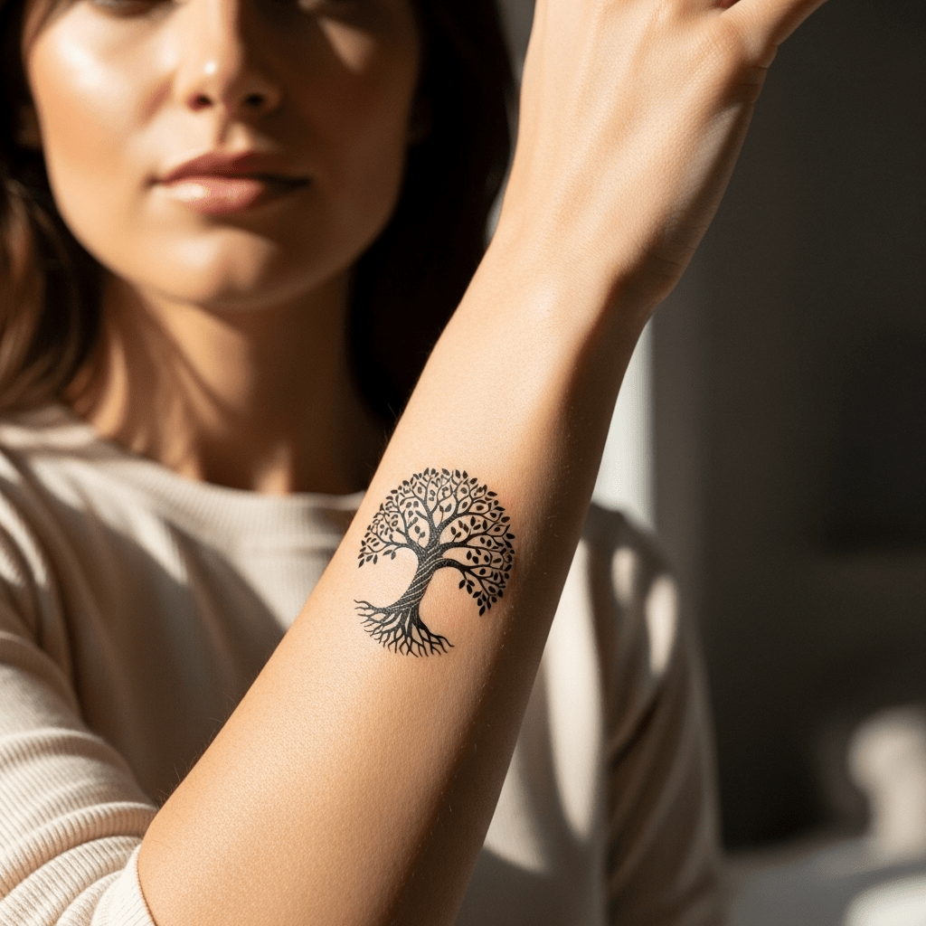 Tree of life tattoos - Temporalis