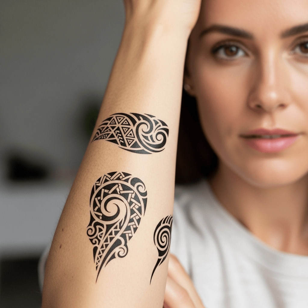 Tribal tattoos - Temporalis