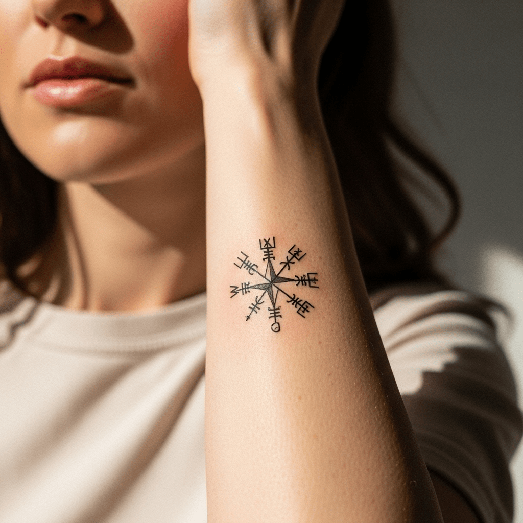 Viking tattoos - Temporalis