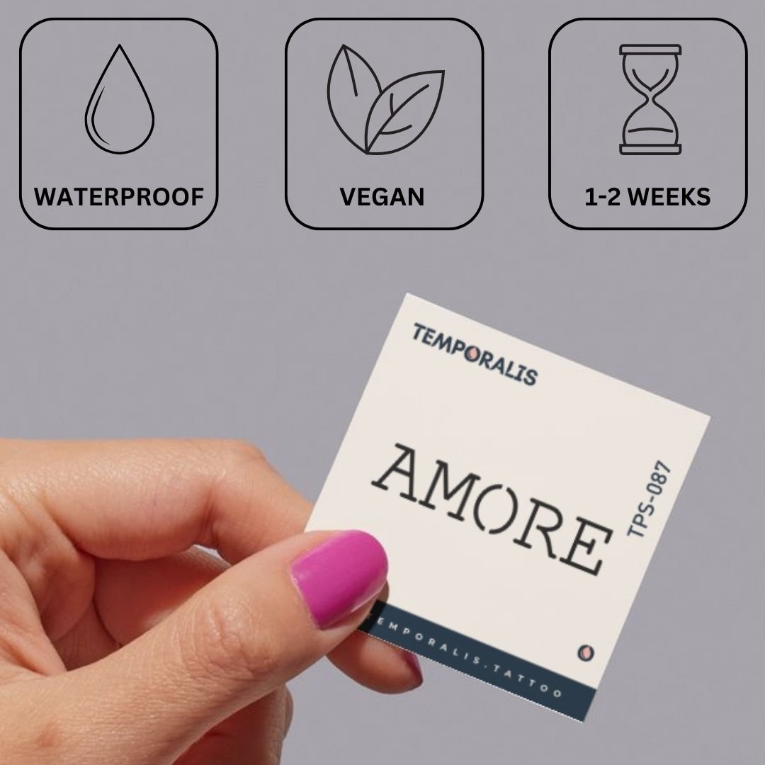 AMORE Temporary Tattoo – Split O - 3 | Temporalis