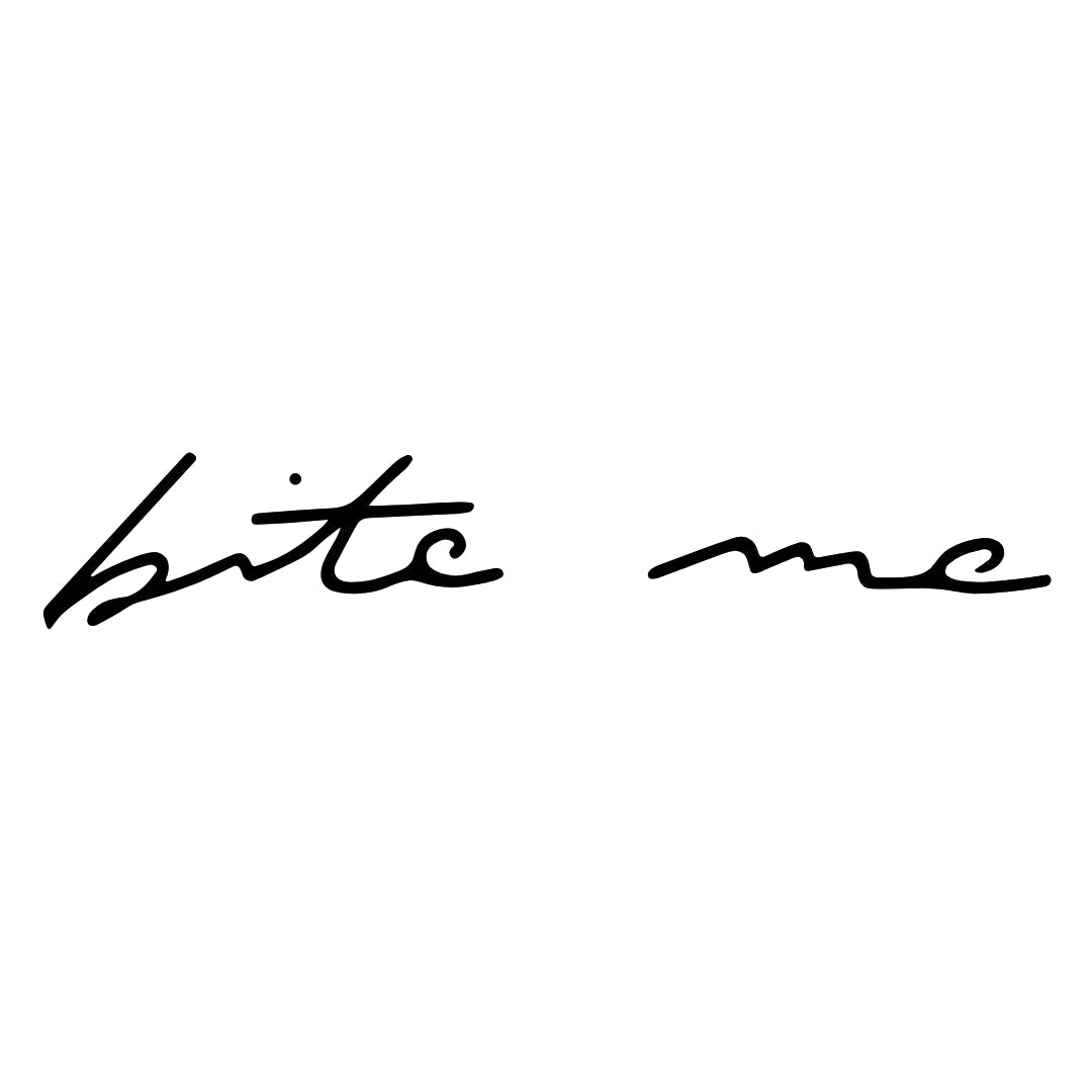 "bite me" writing 2 - Temporalis