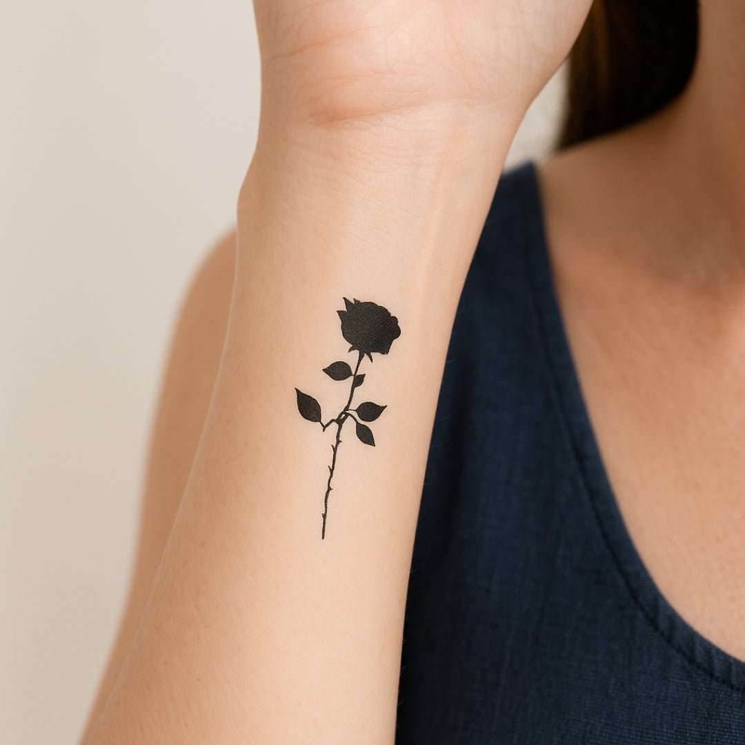 Black Rose Silhouette 1 - Temporalis