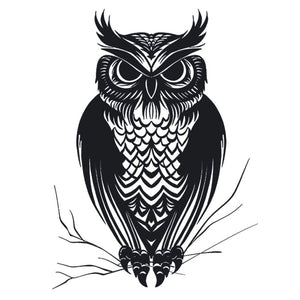 Bold Owl Tattoo - 2 | Temporalis