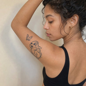 Bunny and Butterfly Tattoo - 1 | Temporalis
