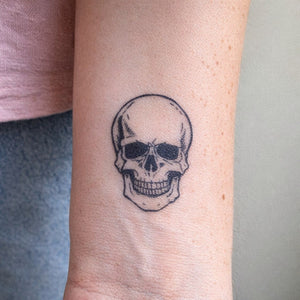 Classic Skull Tattoo - 1 | Temporalis