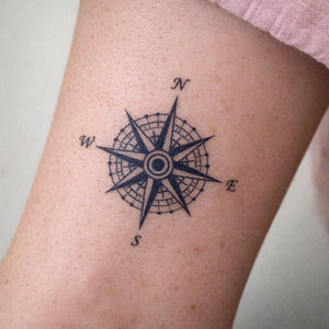 Compass Rose Tattoo - 1 | Temporalis