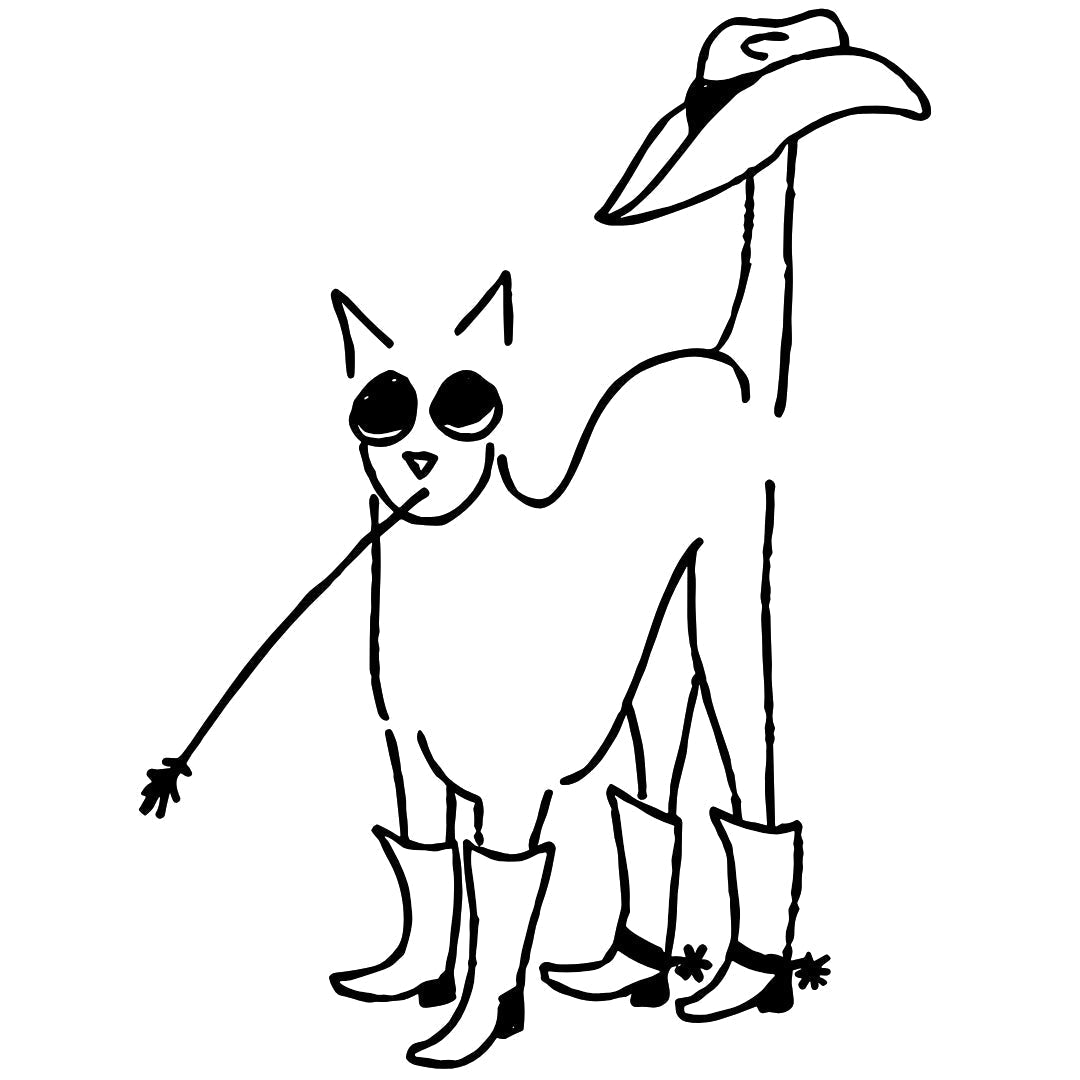 Cowboy Cat In Boots 2 - Temporalis