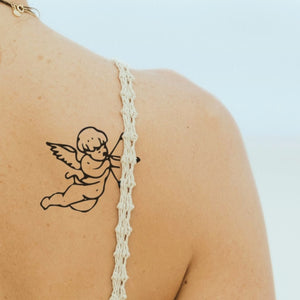 Cupid temporary tattoo with bow and arrow - 1 | Temporalis