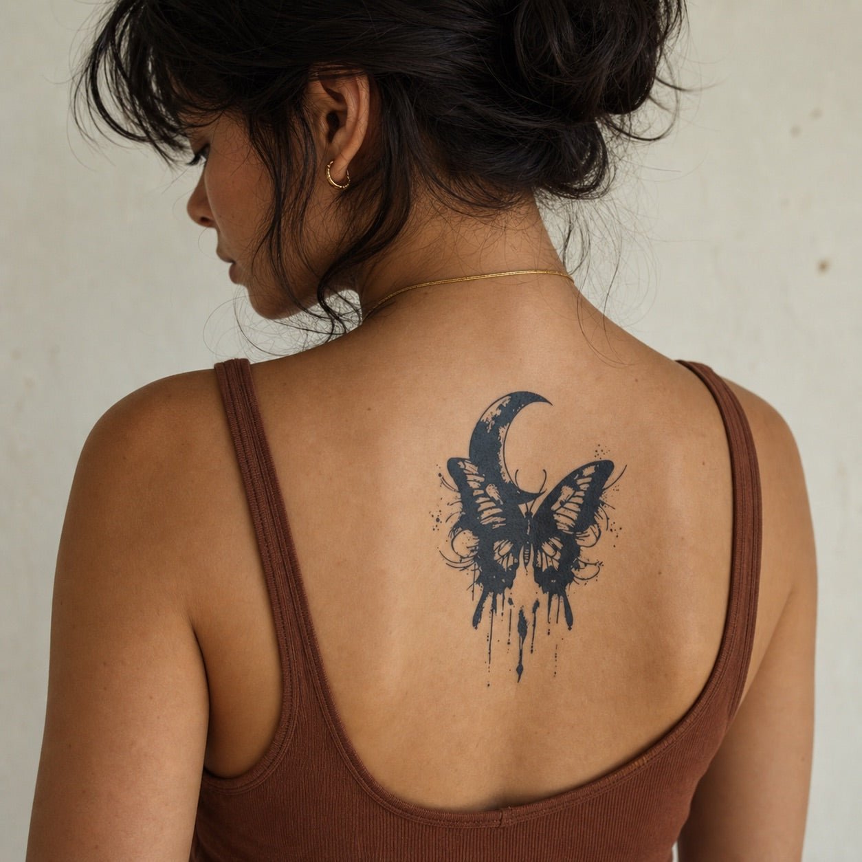 Dark Moon Butterfly Tattoo - 1 | Temporalis
