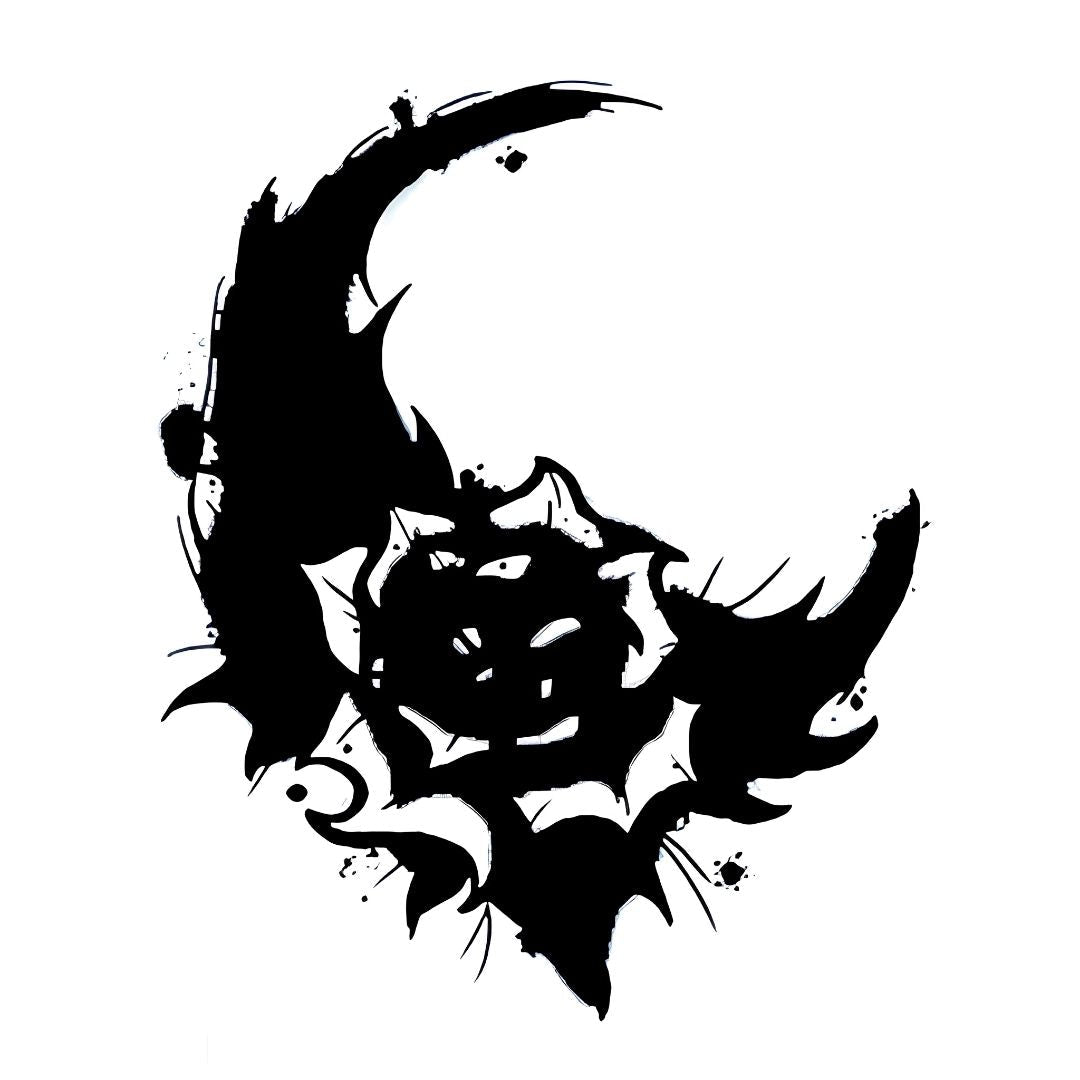 Dark Moon Rose Tattoo - 2 | Temporalis