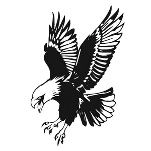 Diving Eagle Tattoo - 2 | Temporalis