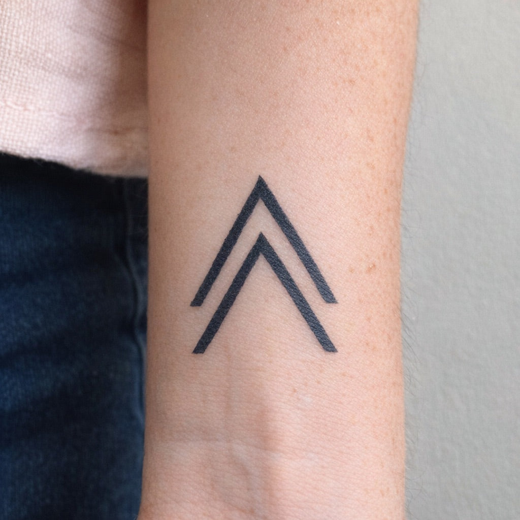 Double Arrow Tattoo - 1 | Temporalis