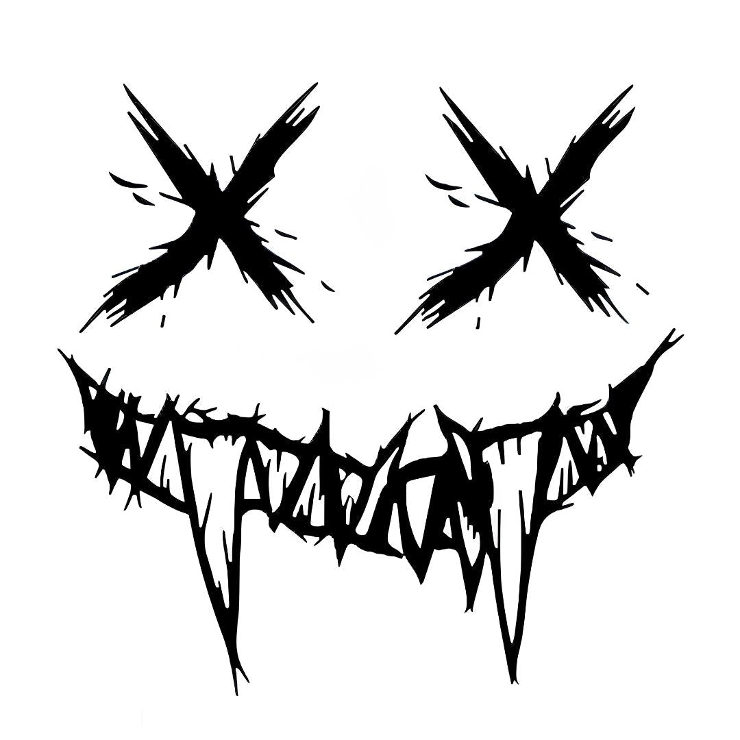 Evil Joker Face Tattoo - 2 | Temporalis