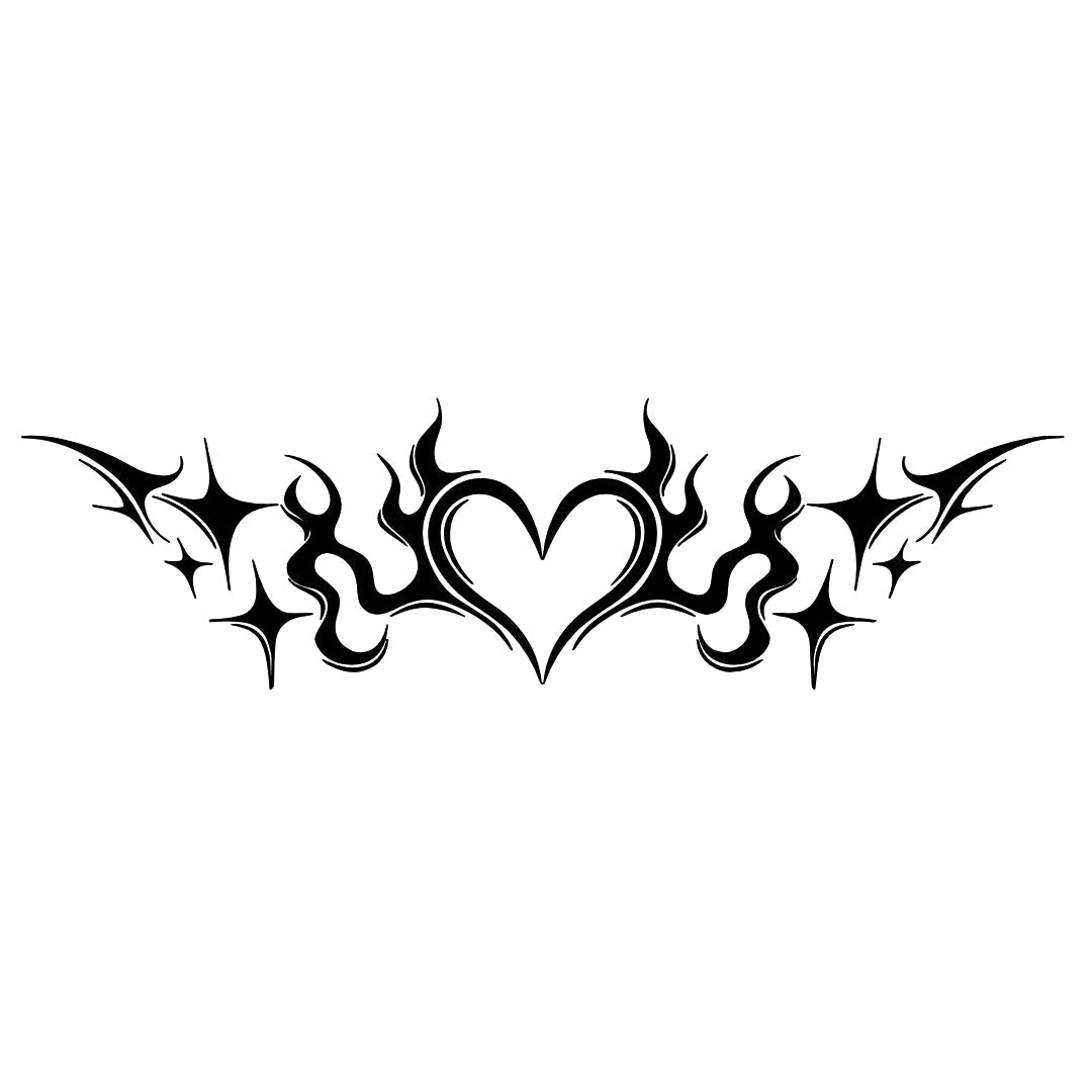 Fiery tribal heart 2 - Temporalis