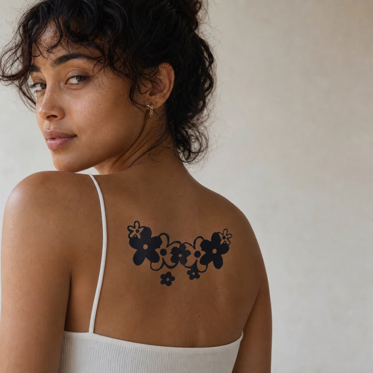 Floral Garland Duo Tattoo - 1 | Temporalis