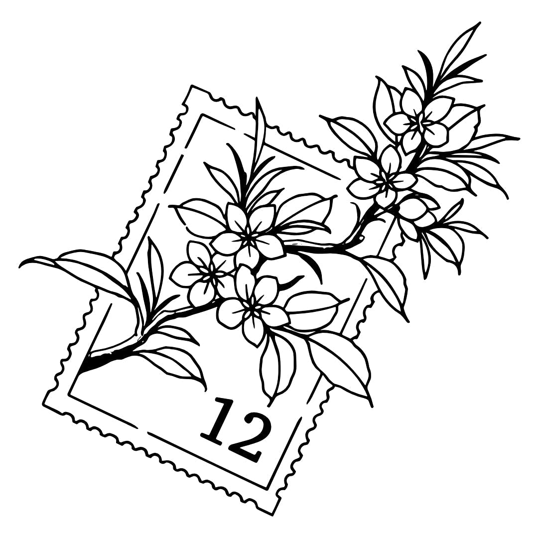 Floral Postage 2 - Temporalis