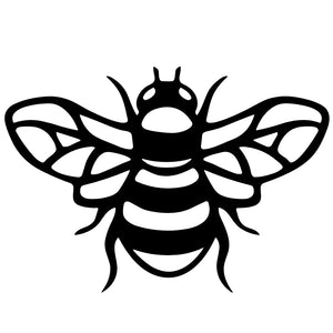 Geometric bee temporary tattoo - 2 | Temporalis