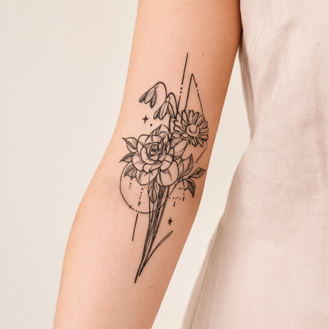 Geometric Floral Bouquet 1 - Temporalis