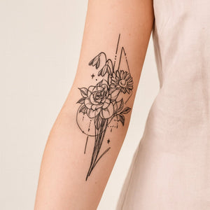 Geometric Floral Bouquet 1 - Temporalis