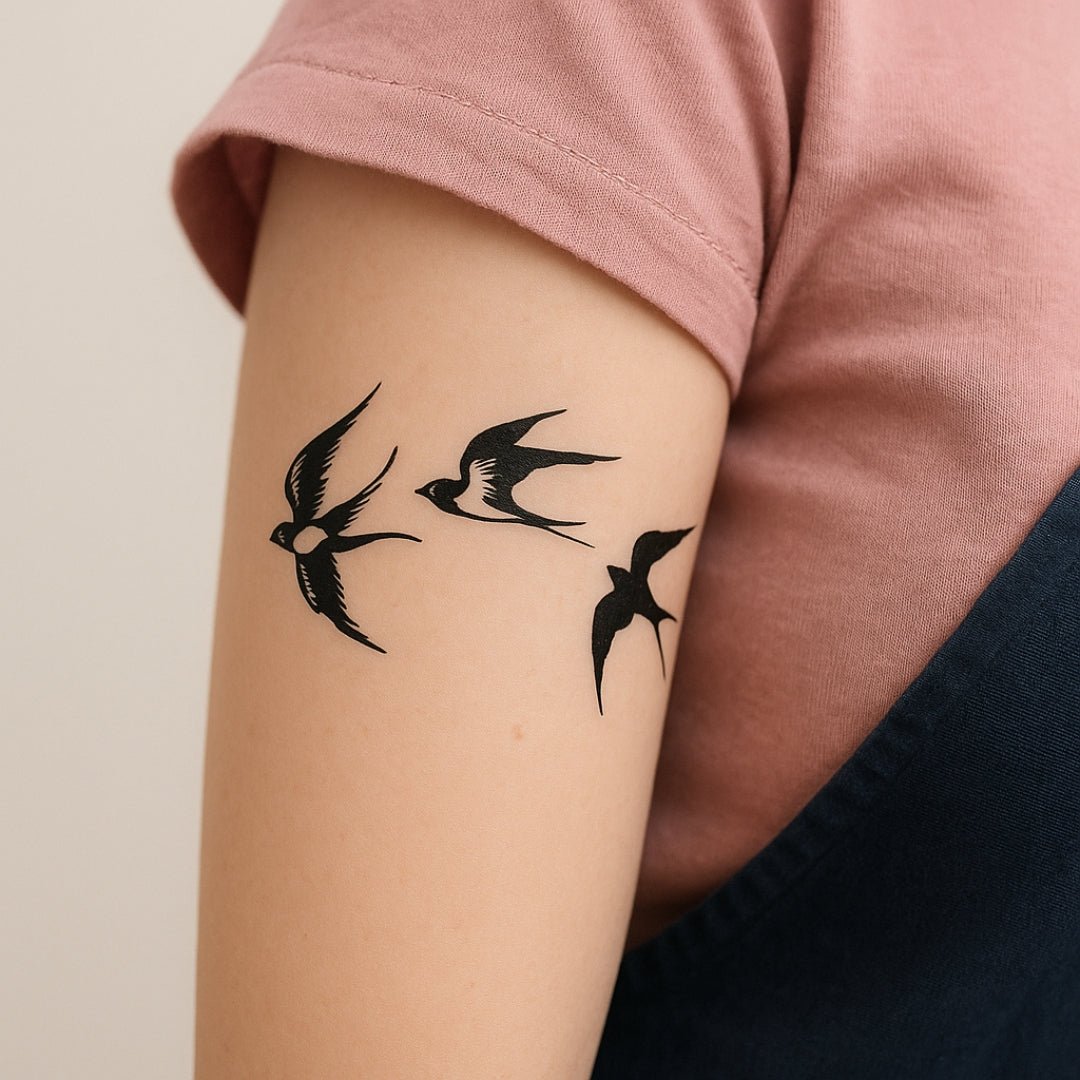 Graceful flight of swallows 1 - Temporalis
